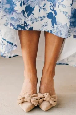 Jodi Bow Detail Kitten Heels