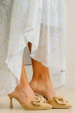 Jodi Bow Detail Kitten Heels