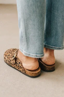 Jordy Leopard Clogs
