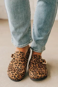 Jordy Leopard Clogs