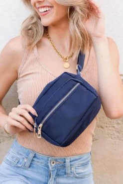 Jovy Crossbody Sling Bag | Navy