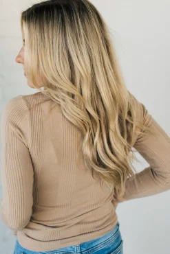 Katie Ribbed Slim Sweater