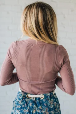 Katie Ribbed Slim Sweater