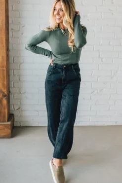 Katie Ribbed Slim Sweater