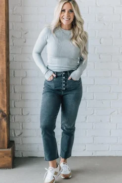 Katie Ribbed Slim Sweater