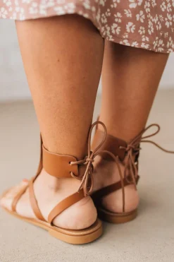 Khloie Tie Back Gladiator Sandals