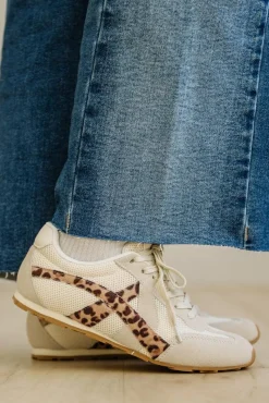 Kit Leopard Accent Sneakers