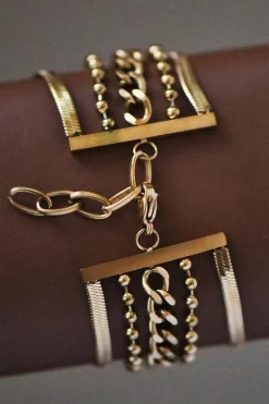 Layered + Linked Bracelet