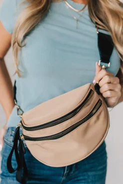 Leena Double Zipper Crossbody Bag