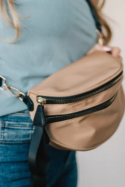 Leena Double Zipper Crossbody Bag