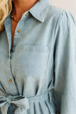 Lenny Chambray Midi Dress