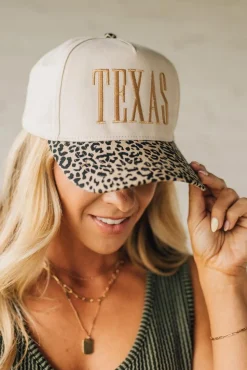Leopard Texas Trucker Hat