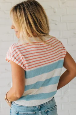 Lightweight Striped Dolman Top