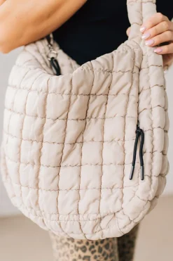 Lizzie Quilted Puff Tote