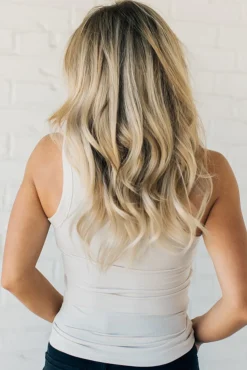 Luka Scoop Neck Ribbed Tank