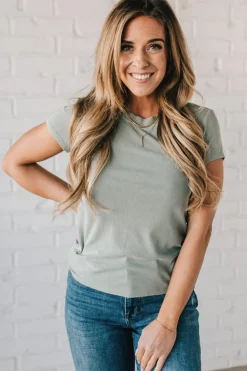 Maddox Ribbed Baby Tee