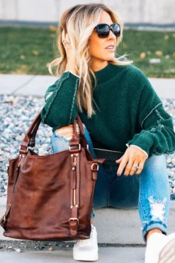 Madison Oversized Vegan Tote