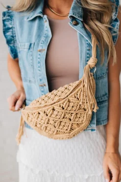 Maile Macrame Sling Bag