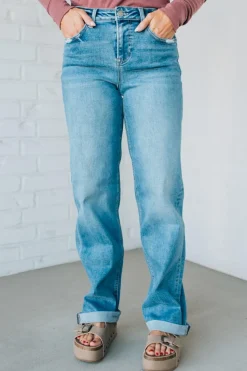 Mattie High Rise Baggy Jeans - RISEN