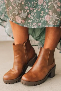 Mel Block Heel Ankle Boots
