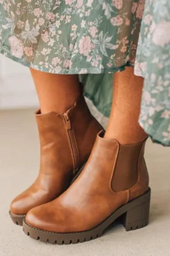 Mel Block Heel Ankle Boots