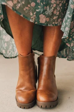 Mel Block Heel Ankle Boots