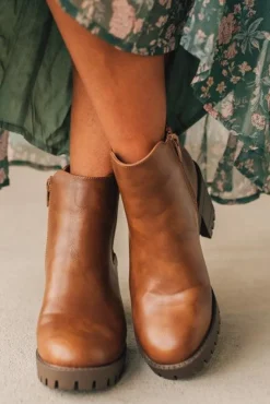 Mel Block Heel Ankle Boots