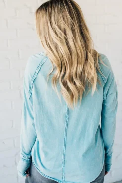 Mineral Wash Thumbhole Tee