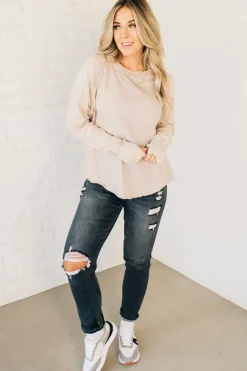 Mineral Wash Thumbhole Tee