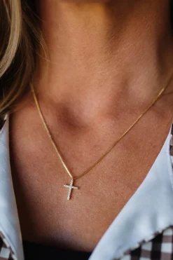 Mini Cross Necklace