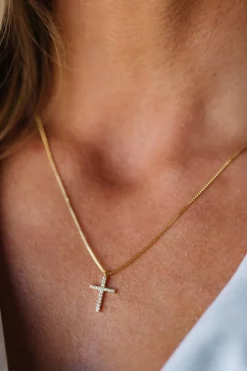 Mini Cross Necklace