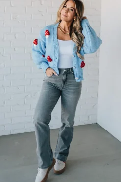 Mushroom Crochet Cardigan