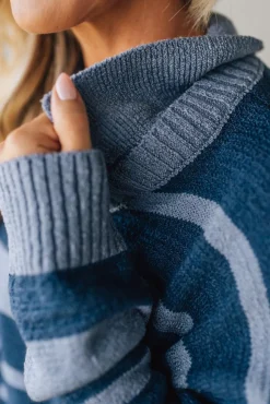 My Boyfriends Collared Stripe Sweater