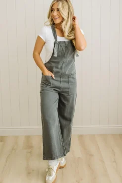 Niccola Knot Strap Overalls - ZENANA