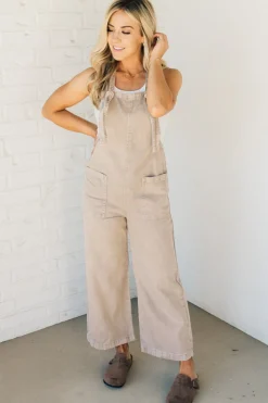 Niccola Knot Strap Overalls - ZENANA