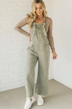 Niccola Knot Strap Overalls - ZENANA