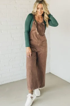 Niccola Knot Strap Overalls - ZENANA