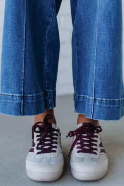 Nicki Athletic Sneakers | Beige/Wine