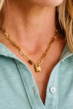 On Lock Necklace
