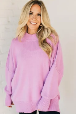 Oversized Crew Neck Sweater