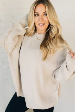 Oversized Crew Neck Sweater