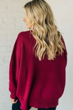 Oversized Crew Neck Sweater