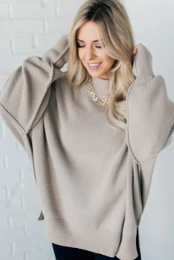 Oversized Crew Neck Sweater