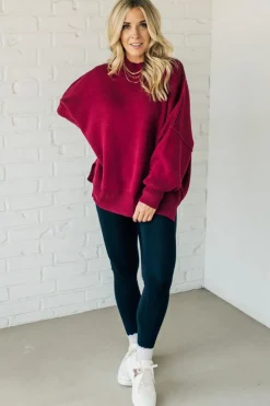 Oversized Crew Neck Sweater