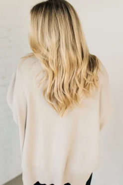 Oversized Crew Neck Sweater