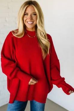 Oversized Crew Neck Sweater