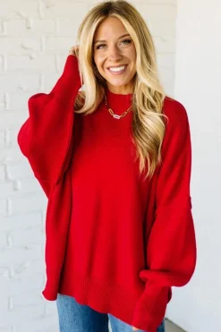 Oversized Crew Neck Sweater