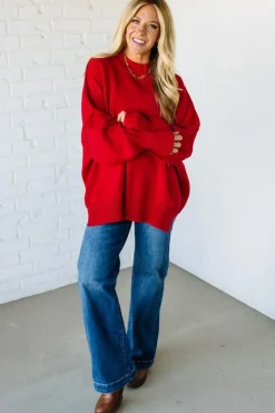 Oversized Crew Neck Sweater