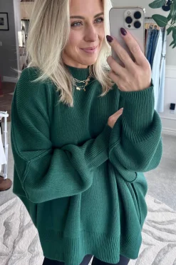Oversized Crew Neck Sweater