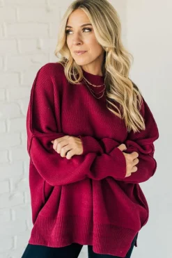 Oversized Crew Neck Sweater